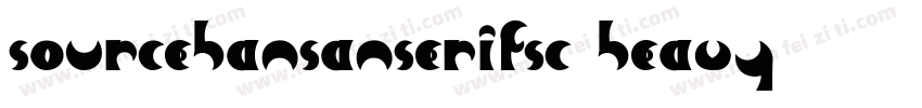 sourcehansanserifsc heavy字体转换